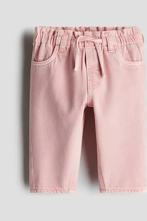 H&M Paperbag-Jeans - Rosa - Kinder
