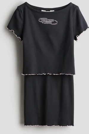 H&M 2-teiliges Set aus geripptem Jersey - - Kinder