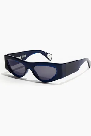 H&M Chunky Cat-Eye-Sonnenbrille - Blau - Damen