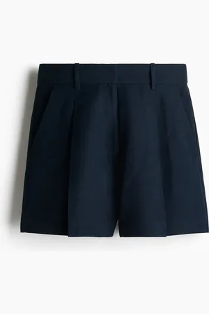 H&M Shorts aus Leinenmix - Blau - Damen