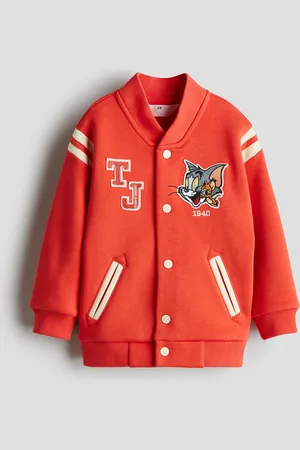 H&M Baseballjacke mit Applikationen - Rot - Kinder