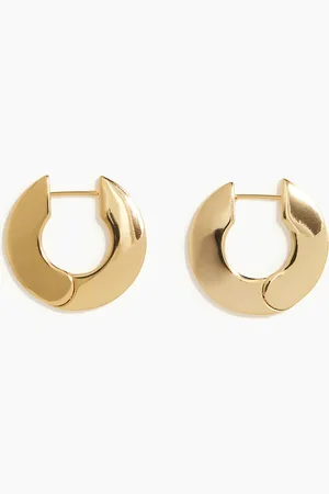 H&M Runde Ohrringe mit Goldplattierung - - Damen