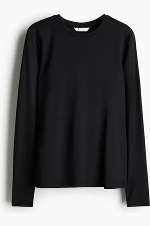H&M Langarmshirt aus Mikrofaser - - Damen