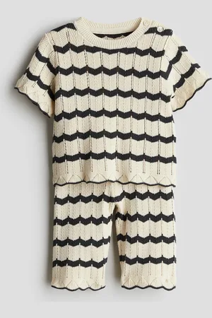 H&M 2-teiliges Baumwollset in Pointellestrick - - Kinder