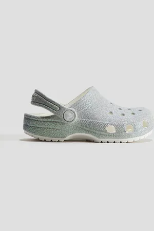 H&M Classic Iridescent Glitter Clog - Weiß - Kinder