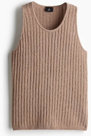 H&M Geripptes Tanktop in Regular Fit - - Herren