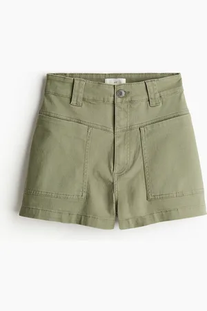H&M Cargoshorts aus Twill - Grün - Damen