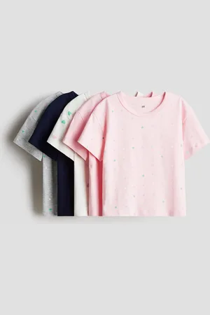 H&M 5er-Pack Baumwoll-T-Shirts - Rosa - Kinder