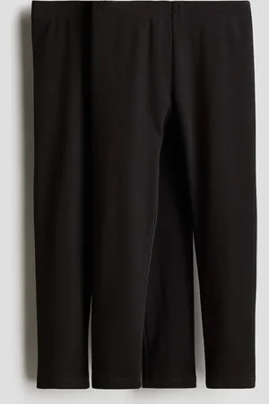 H&M 2er-Pack Jerseyleggings aus Pima-Baumwolle - - Kinder
