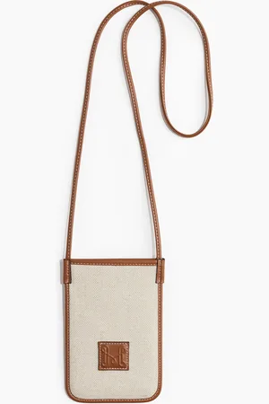 H&M Smartphonetasche aus Canvas - Gelb - Damen