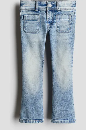 H&M Superstretch Flared Leg Jeans - Blau - Kinder
