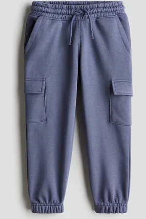 H&M Cargo-Joggpants mit angerauter Innenseite - Blau - Kinder