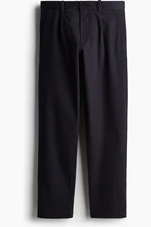 H&M Baumwollchino in Regular Fit - Blau - Herren