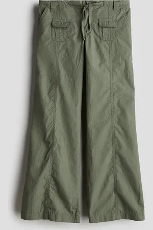 H&M Cargohose mit Bootcut - Grün - Kinder
