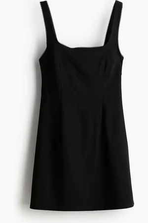 H&M Jerseykleid mit Picotbesätzen - - Damen