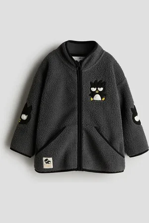 H&M Jacke aus Teddyfleece mit Applikationen - - Kinder