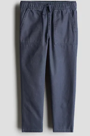H&M Joggpants aus Baumwollcanvas - Blau - Kinder