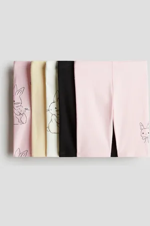 H&M 5er-Pack Radlershorts aus Baumwolle - Rosa - Kinder