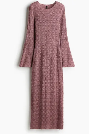 H&M Bodycon-Kleid aus Jacquardjersey - Rosa - Damen