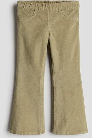 H&M Ausgestellte Treggings aus Cord - Grün - Kinder