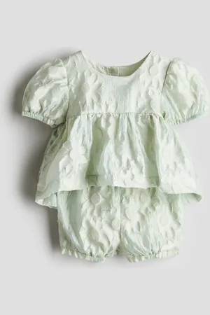 H&M Gemusterter Zweiteiler - Grün - Kinder