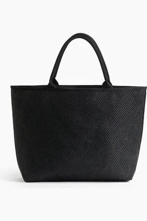 H&M Strandtasche aus Webstoff - - Damen