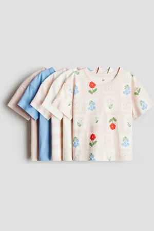 H&M 5er-Pack Baumwoll-T-Shirts - Rosa - Kinder