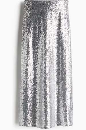H&M Maxirock mit Pailletten - - Damen