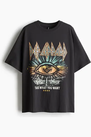 H&M Oversized T-Shirt mit Print - - Damen