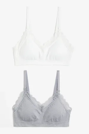 H&M MAMA 2er-Pack Wattierte Still-BHs Seamless - - Damen