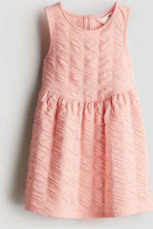 H&M Jerseykleid mit Struktur - Rosa - Kinder