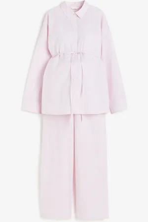 H&M MAMA Before & After Baumwollpyjama - Rosa - Damen
