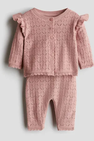 H&M 2-teiliges Feinstrickset - Rosa - Kinder