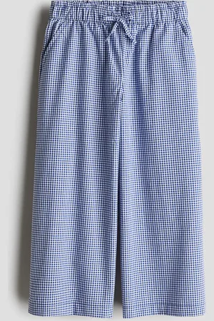 H&M Weite Schlupfhose aus Popeline - Blau - Kinder