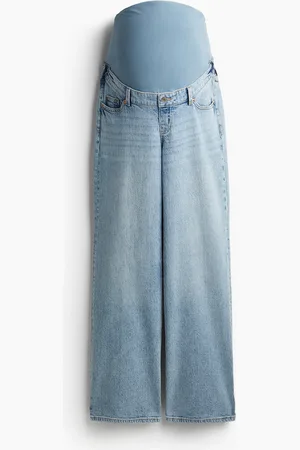 H&M MAMA Wide Jeans - Blau - Damen