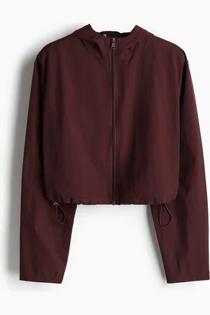 H&M Kurze Windjacke aus Nylon - Rot - Damen