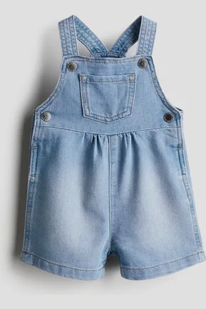 H&M Latzshorts aus Denim - Blau - Kinder