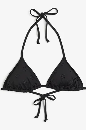 H&M Wattiertes Triangel-Bikinitop - - Damen