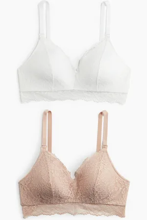 H&M MAMA 2er-Pack Wattierte Still-BHs aus Spitze - - Damen