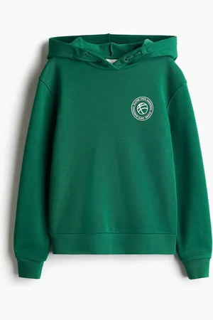 H&M Sport-Hoodie mit DryMove - Grün - Kinder