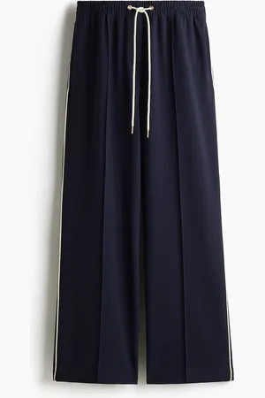 H&M Weite Twillhose - Blau - Damen