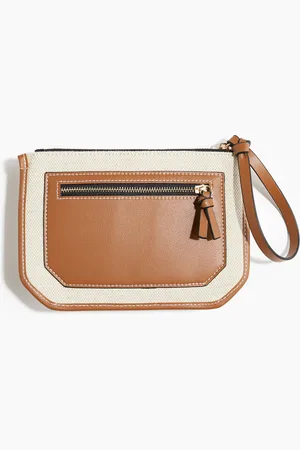 H&M Smartphonetasche aus Canvas - Gelb - Damen