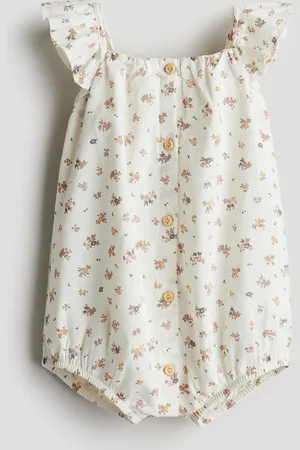 H&M Strampelanzug aus Baumwolle - Weiß - Kinder