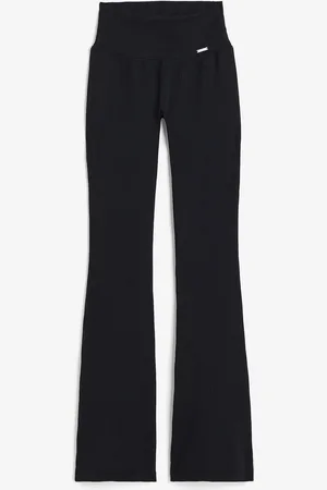 H&M Ribbed Seamless Flare Tights - - Sportswear