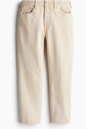 H&M Slim Straight High Ankle Jeans - - Damen