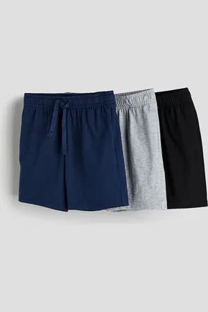 H&M 3er-Pack Jerseyshorts - Blau - Kinder