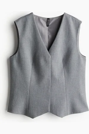 H&M Anzugweste aus Twill - - Damen