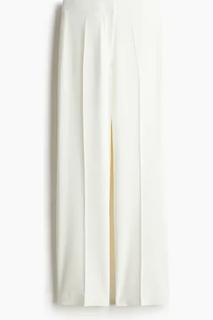 H&M Weite Hose - Weiß - Damen