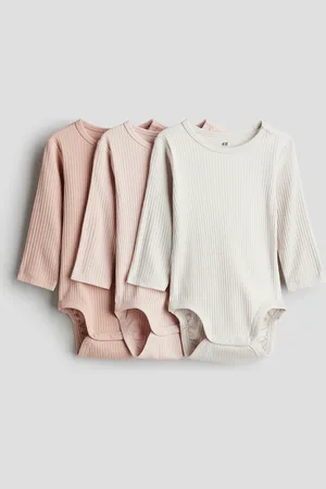 H&M 3er-Pack Gerippte Bodys - - Kinder