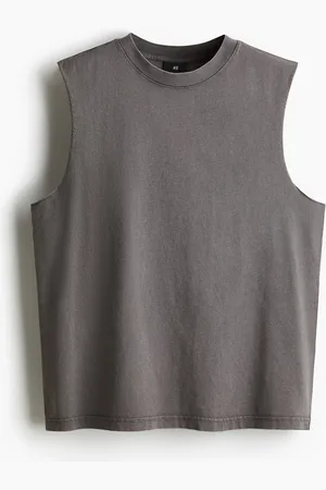 H&M Ausgewaschenes Tanktop in Regular Fit - - Herren